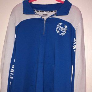 PINK half zip sweater